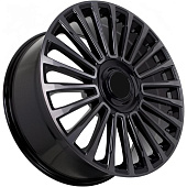 FF 395 9x22 6*139.7 ET52 DIA95 Black Machined Face Литой