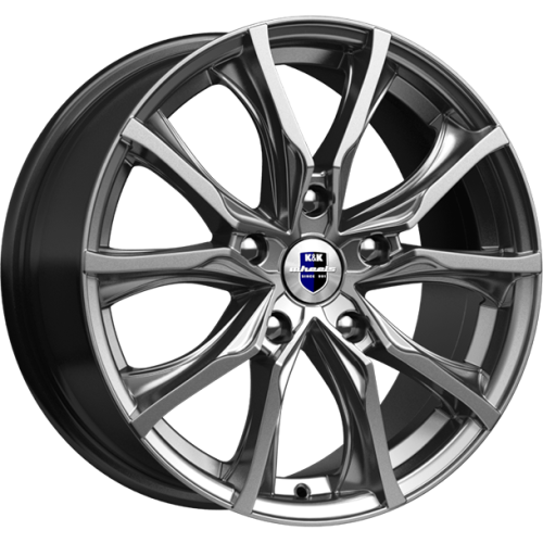 K&K Твист 7.5x17 5*112 ET47 DIA57.1 Алмаз черный Литой