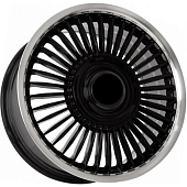 FF REW026 7.5x17 5*112 ET35 DIA73.1 Black Machined Lip Литой