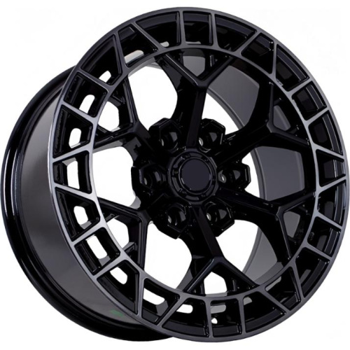 FF Q2006 9x18 6*139.7 ET20 DIA110.1 Gloss Black Tinted Литой