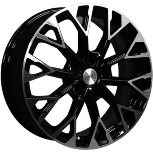 Khomen KHW 1718 7x17 5*110 ET45 DIA67.1 Black-FP Литой