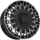 FF KF54 7x17 4*98 ET28 DIA73.1 Black Polish Литой