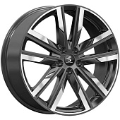 Скад КР014 8x20 5*108 ET36 DIA65.1 Diamond Black Gris Литой