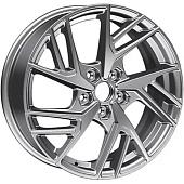 Khomen KHW 1722 6.5x17 5*114.3 ET45 DIA54.1 F-Silver Литой