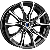 K&K Твист 7.5x17 5*112 ET47 DIA57.1 Алмаз черный Литой