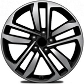 Khomen KHW 1612 6.5x16 5*100 ET45 DIA57.1 Black-FP Литой