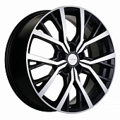Khomen KHW 1806 7x18 5*114.3 ET45 DIA67.1 Black-FP Литой