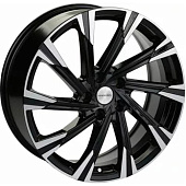 Khomen KHW 1901 7.5x19 5*108 ET47 DIA60.1 Black-FP Литой