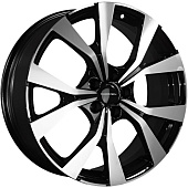 Khomen KHW 1906 7x19 5*114.3 ET45 DIA60.1 Black-FP Литой