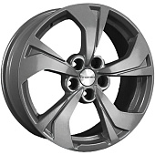 Khomen KHW 1724 7x17 5*114.3 ET45 DIA66.1 Gray Литой