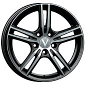 Vector B223 6.5x16 5*114.3 ET45 DIA67.1 BFP Литой
