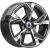 K&K Кайан 7.5x18 5*108 ET33 DIA67.1 Алмаз черный Литой