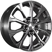Khomen KHW 1605 6.5x16 5*110 ET46 DIA63.3 Gray-FP Литой