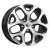 K&K КС869 6.5x16 4*100 ET43 DIA60.1 Алмаз черный Литой