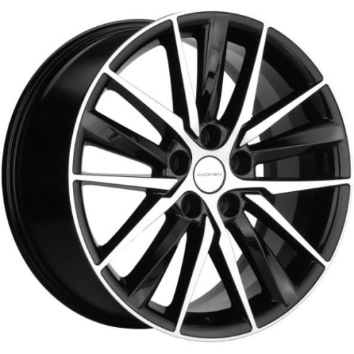 Khomen KHW 1807 8x18 5*108 ET47 DIA60.1 Black-FP Литой