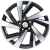 Khomen KHW 1801 7.5x18 5*108 ET40 DIA60.1 Black-FP Литой