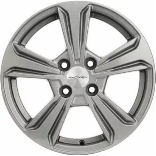 Khomen KHW 1502 6x15 4*100 ET45 DIA54.1 G-Silver Литой