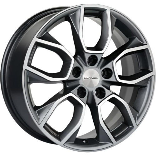 Khomen KHW 1713 7x17 5*114.3 ET45 DIA67.1 Gray-FP Литой