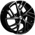 Khomen KHW 1722 6.5x17 5*114.3 ET45 DIA67.1 Black-FP Литой