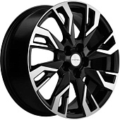Khomen KHW 1809 7x18 5*108 ET33 DIA60.1 Black-FP Литой