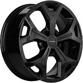 Khomen KHW 1710 6.5x17 5*114.3 ET40 DIA64.1 Black Литой