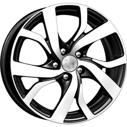 K&K Палермо 6.5x16 5*112 ET50 DIA57.1 Алмаз черный Литой