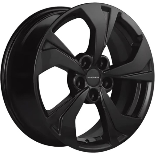 Khomen KHW 1724 7x17 5*108 ET33 DIA60.1 Black Литой