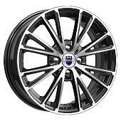 K&K Меандр 6x16 4*98 ET35 DIA58.6 Алмаз черный SK Литой
