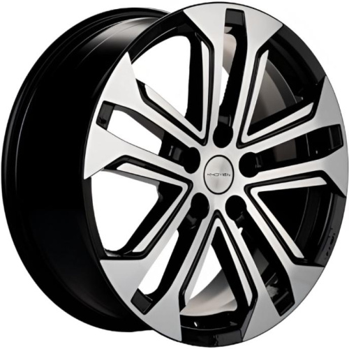 Khomen KHW 1803 7x18 5*108 ET33 DIA60.1 Black-FP Литой