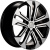 Khomen KHW 1803 7x18 5*108 ET33 DIA60.1 Black-FP Литой