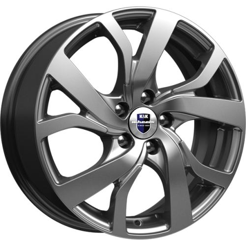 K&K Палермо 6x15 5*114.3 ET50 DIA60.1 Дарк платинум Литой