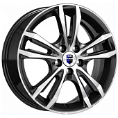 K&K Samara 6x16 4*114.3 ET40 DIA67.1 Алмаз черный Литой