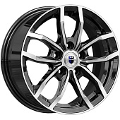 K&K Фрост 6.5x15 5*108 ET42 DIA67.1 Алмаз черный Литой