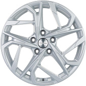 Khomen KHW 1716 7x17 5*108 ET40 DIA54.1 F-Silver Литой