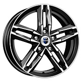 K&K Sayan 6x16 5*100 ET38 DIA57.1 Алмаз черный Литой