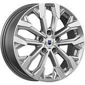 K&K Морейн 6.5x17 5*108 ET33 DIA60.1 Дарк платинум Литой