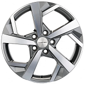 Khomen KHW 1712 7x17 5*112 ET43 DIA57.1 Gray-FP Литой