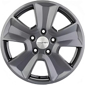Khomen KHW 1601 6.5x16 5*114.3 ET43 DIA67.1 Gray Литой