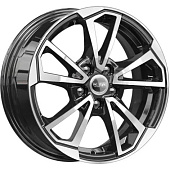 K&K КС1005 6x15 5*114.3 ET46 DIA67.1 Алмаз черный Литой