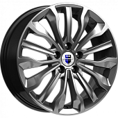 K&K Атакама 6.5x17 5*112 ET43 DIA66.6 Алмаз черный Литой