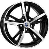 K&K Фишт 6.5x16 5*110 ET39 DIA65.1 Алмаз черный Литой