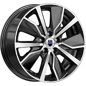 K&K Гамбит 6.5x16 5*105 ET38 DIA56.6 Алмаз черный Литой