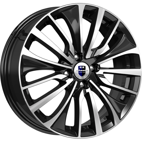 K&K Flanker 6.5x17 4*100 ET41 DIA60.1 Алмаз черный Литой