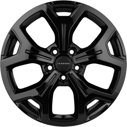 Khomen KHW 1715 7x17 5*114.3 ET48.5 DIA67.1 Black Литой