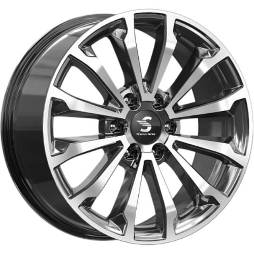 Скад КР006 8.5x20 6*139.7 ET30 DIA77.8 Алмаз черный Литой