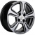 Khomen KHW 1502 6x15 4*100 ET48 DIA54.1 Black-FP Литой Khomen KHW 1502 6x15 4*100 ET48 DIA54.1 Black-FP Литой
