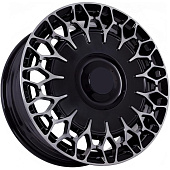FF KF54 7x17 4*98 ET28 DIA73.1 Gloss Black Tinted Литой