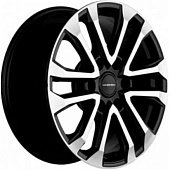 Khomen KHW 1805 7.5x18 6*139.7 ET20 DIA106.1 Black-FP Литой