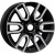 Khomen KHW 1723 8x17 6*139.7 ET25 DIA106.1 Black-FP Литой