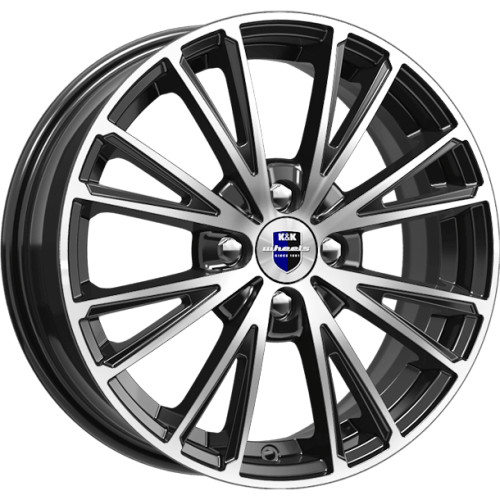 K&K Меандр 6x15 4*100 ET45 DIA67.1 Алмаз черный Литой